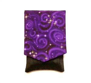  Tarot Case Bag Silk Lined Magnetic Snap Closure Profile Stargazer Purple