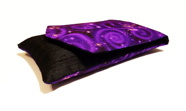  Tarot Case Bag Silk Lined Magnetic Snap Closure Profile Stargazer Side View