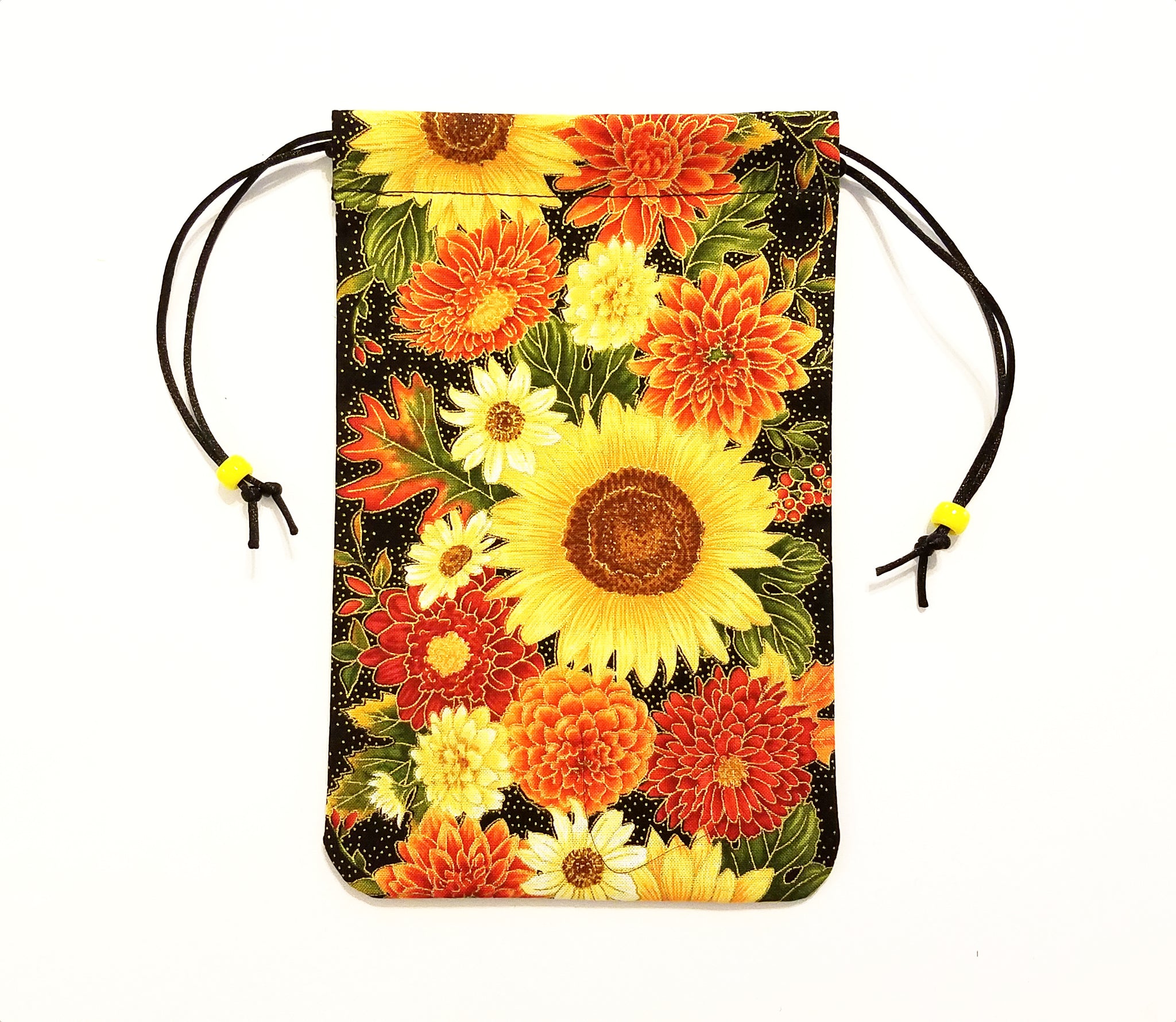 Sunburst Floral Tarot Bag Silk lining Profile