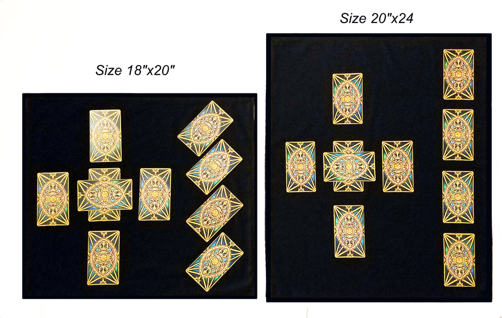 Batik Tarot Cloth Altar Cloth - Silk or Velvet lining option, Celestia –  Spectrums Studio