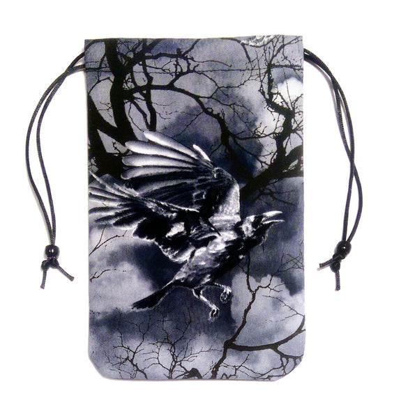 Tarot Bag - Raven Sky 2 - Silk lining option, Raven Sky Collection