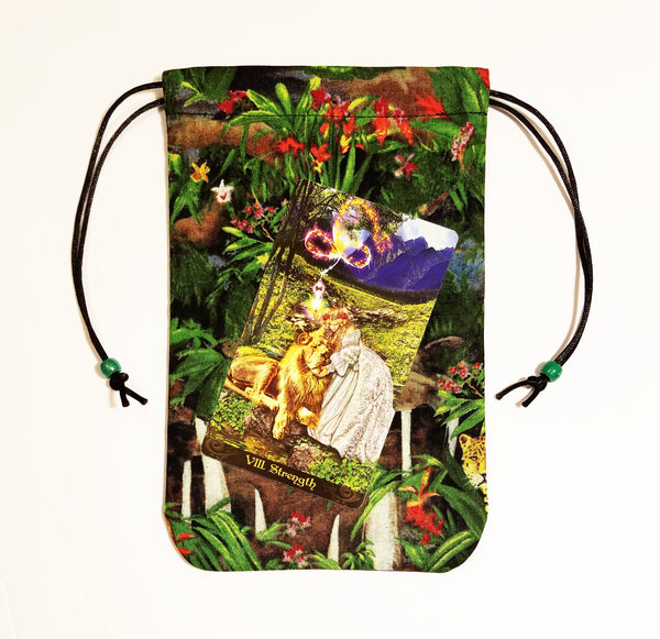 Tarot Bag - Tiger - Silk lining option