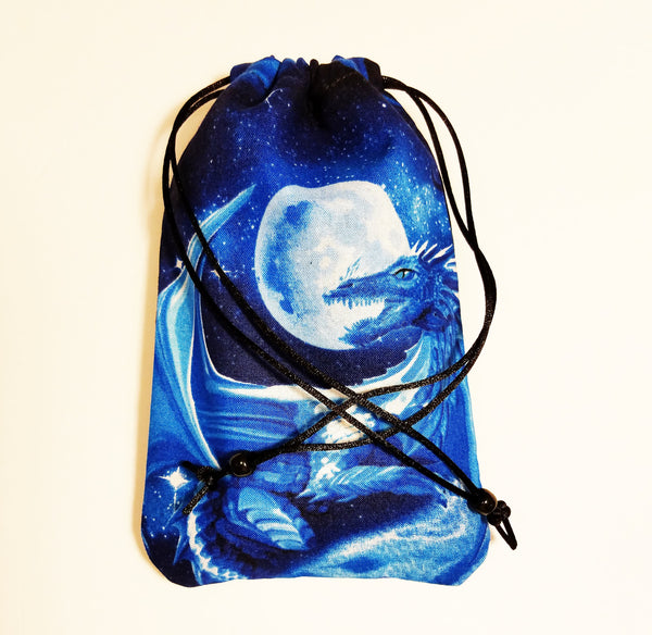 Tarot Bag - Dragon 2 - Silk lining option, Dragon's Watch Collection