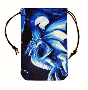 Dragon Tarot Deck Bag Drawstring Pouch 5&quot;x7&quot; for Tarot Cards Deck, Tarot Case - Dragon&#39;s Watch Collection 3