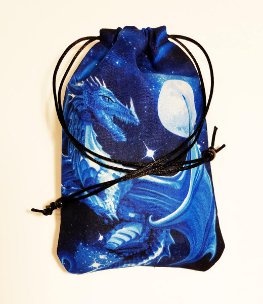 Tarot Bag - Dragon 1 - Silk lining option, Dragon's Watch Collection