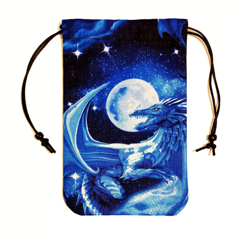 Tarot Bag - Dragon 2 - Silk lining option, Dragon's Watch Collection